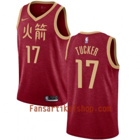 Houston Rockets Trikot PJ Tucker 17 2018-19 Nike City Edition Rot Swingman - Herren